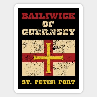 Flag of Bailiwick of Guernsey Sticker